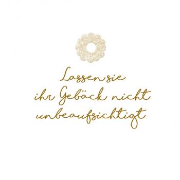 Servietten Gebäck beaufsichtigen